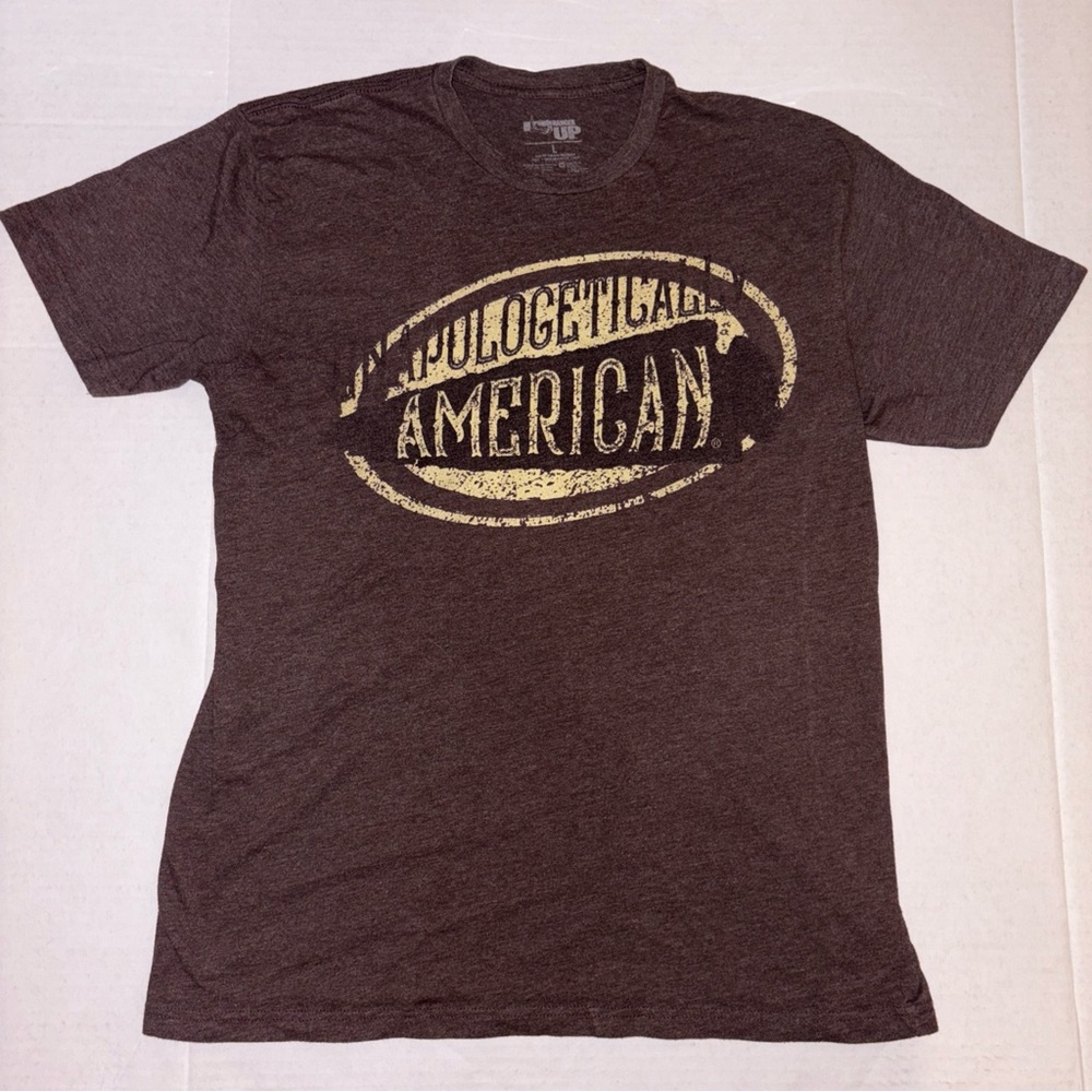 Ranger Up Men’s Large Unapologetically American  T-Shirt